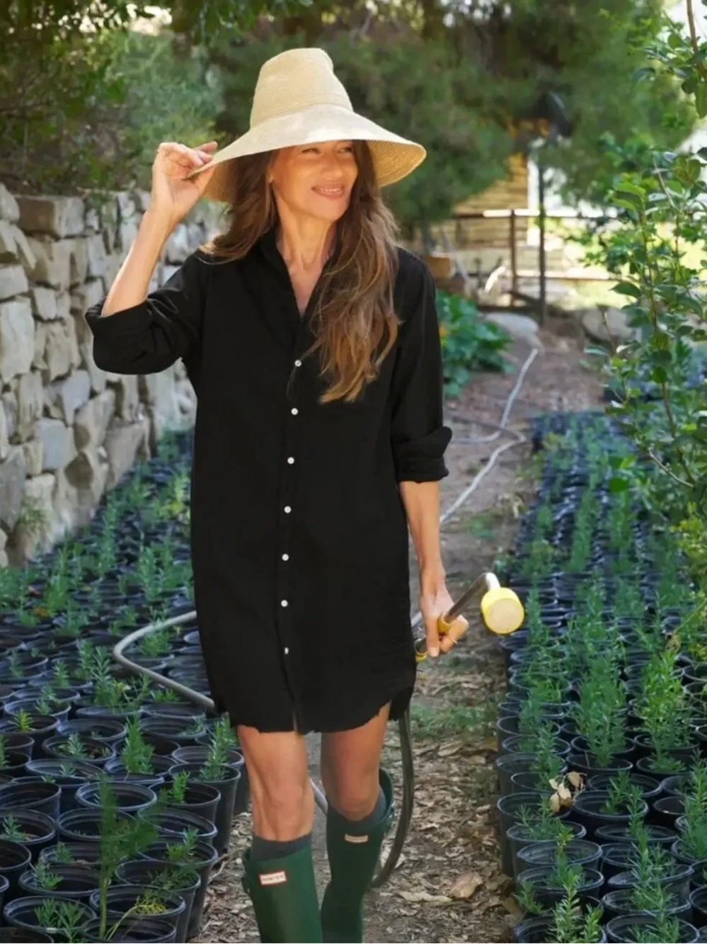 Frank & Eileen MARY Classic Famous Denim Black Shirt Dress Size XS